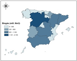 Espa&ntilde;a genera biog&aacute;s agroindustrial en 8.000 millones de m3/a&ntilde;o