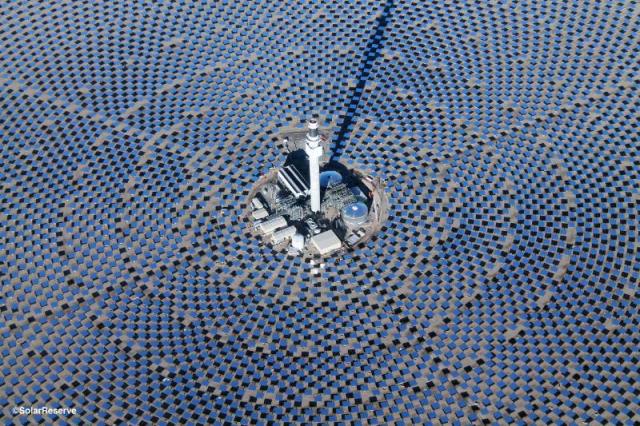 El proyecto de energía solar Crescent Dunes, con tecnología de almacenamiento de energía desarrollada en EE.UU., lidera la revolución de almacenamiento en el sector de la energía solar