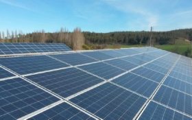 Instalación de una planta FV en una lechería de Angol