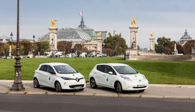 La alianza Renault-Nissan proveerá la mayor flota de vehículos eléctricos del mundo para la conferencia internacional COP21