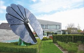 El “girasol fotovoltaico” que genera y almacena energía a la vez
