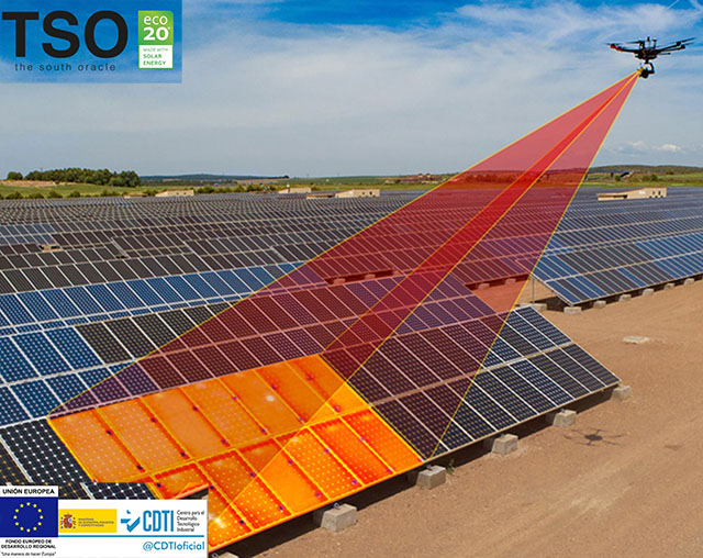 TSO optimiza y repotencia plantas solares con drones