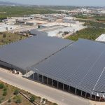 Se reinician las obras de la nave con instalación fotovoltaica que albergará el nuevo centro logístico de la empresa cerámica Iberoclays
