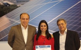 Andrea Aguilera ganadora de la beca Conergy Espa&ntilde;a 2008