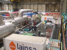 Lainsa obtiene la máxima calificación en un proyecto de limpieza de intercambiadores de calor en la central nuclear de Bugey en Francia