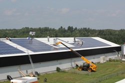40.000 gallinas canadienses se benefician de la energía producida por los módulos fotovoltaicos de Conergy