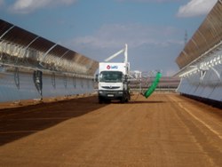 El sistema de limpieza Valent®, de Laitu Solar, consigue una reflectividad del 99,75% en los espejos CCP después de 20 años de operación