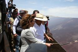 El Presidente Humala inaugura las plantas de energía solar fotovoltaica del Grupo T-Solar en Perú