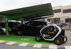 Lilly da un paso más en su compromiso con la sostenibilidad y su promoción entre los empleados e instala un poste de carga para coches eléctricos