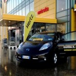 Hertz y Nissan lanzan el vehículo eléctrico en Milán, Italia